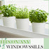2 Sets 10 FoldTier Herb Garden Planter Indoor Kit with Trey Pcs Metal Windowsill Plant Pots with Drainage Holes Indoor