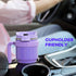 ALOUFEA 20 oz Insulated Coffee Mug Tumbler with Handle, Stainless Steel Travel Mug Tumbler with Lid and Straw,Double
