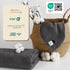 4 Set 100% 55 27 Inch, SEMAXE Piece Grey Bath Towel for Bathroom, Cotton Bath Towels with Hanging Loop, x Soft