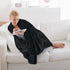 Utopia Bedding Fleece Blanket Throw Size, Black 300 GSM Luxury Anti-Static Microfiber Blanket for Couch, Sofa, Bed