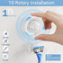 LUXEAR Suction Hooks, 2 Pack Removable & Reusable Shower Hooks for Towel Bathrobe Kitchen Storage