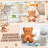 Seenelling 8 Sets Bear Blindfolded Diaper Changing Coed Baby Shower Games Kit Baby Dolls Bears Diapers for Bridal