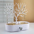 MORE&LESS Antlers Jewelry Display Stand with Drawer, Tree Tower Rack for Ring, Earrings, Necklace, Bracelet