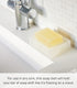 YAMAZAKI home 2992 Self Draining Soap Tray - Floating Holder Dish for Sink, One Size, Clear