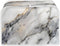 ZDCUSTOM White Marble Toaster Cover, 2 Slice Bread Toaster Oven Protector Covers