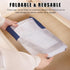 Clear Storage Bags with Zipper - 75L Extra Large Capacity for Closet, Underbed Storage Organizer for Clothes, Bedding