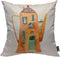 Mugod Castle Pillowcase - Vintage Kettle Teapot Wonderland 18"x 18" Square Cotton Linen Cushion Cover