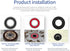 For Samsung Washing Machine Seal & Bearing Replacement Rebuild Kit, DC97-17004A DC97-17004B DC62-00156A