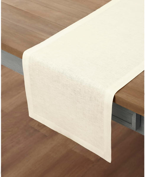 36 Inches 100% 14 36 Inch Summer, Solino Home Linen Ivory Table Runner - Pure Linen Small Table Runner x Ideal