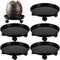 5 Packs Plant Caddy With Wheels 11.8" Plastic Rolling Stands Heavy-Duty Dolly