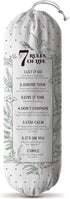 Hglian Inspirational Plastic Bag Holder,7 Rules of Life Grocery Bag Organizer Canvas Shopping