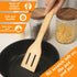 6PCS Bamboo Kitchen Utensils Set | Bamboo Spatula Spoons for Home Kitchen | Housewarming Holiday Gift