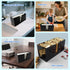 Countertop, 5mm (1pcs) Paper Towel Holder for Black Acrylic Napkin Dispenser Fits Multifold, C-Fold & Z-Fold Trifold