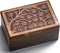SIC Cremation Urns for Human Ashes, Small Wooden Tree of Life Urn Box for Dogs, Holds 40lbs