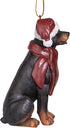 Design Toscano Full Color Christmas Xmas Rottweiler Holiday Dog Ornaments