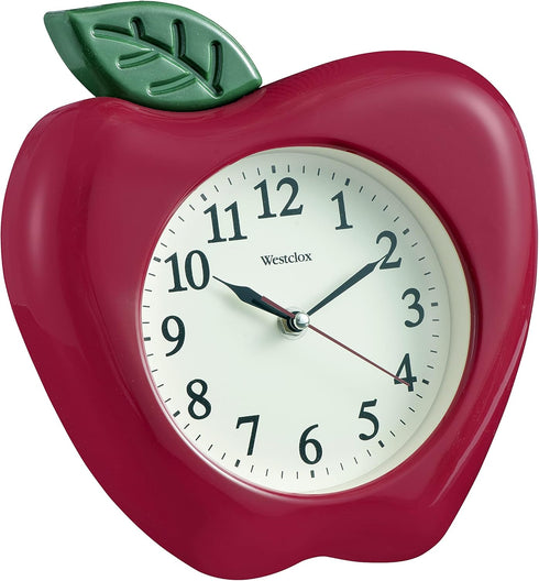 Westclox 10" 3-Dimensional Apple Wall Clock, Model #38038A