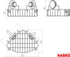 Corner Shower Caddy with Suction Cups and 3M Adhesive Mounting Discs, Stainless Steel Basket for Bathroom Storage