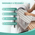 4 PCS Replacement Pads for Shark Steam Mop S1000, S1000A, S1000C, Microfiber Washable & Reusable