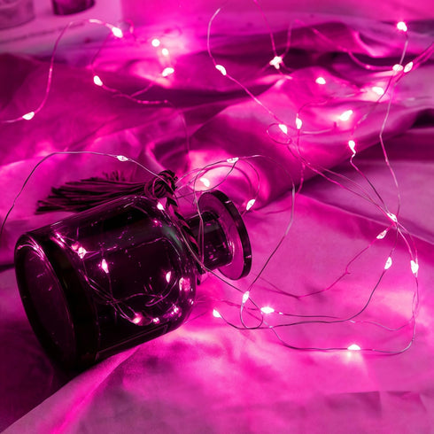 12 Pack 7 20 WATERGLIDE Valentine's Fairy Lights Battery Operated (Included), ft LED Mini String Lights, Waterproof