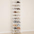 Hockmez 10-Tier Tall Shoe Rack, Adjustable 20-25 Pairs Shoe Shelf Storage Organizer for