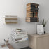 4-Pack STORAGE MANIAC Floating Book Shelves for Wall Mounted Invisible Floating Bookshelves Heavy-Duty Steel Hidden