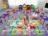 Children(Season,52X75 HUAHOO Kids Rug Play Mat Carpet Educational and Fun Playmat ABC Alphabet Animals Shapes Learning