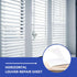20 Pcs Blind Repair Tabs - Horizontal Blinds Replacement Slats, Mini Blind Slat Repair Kit for Horizontal Blinds