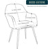 Yonus Sets, (1, Dining Room Chair Slipcovers - Parsons Chair Covers Armchair Protector, Removable Seat Slipcover