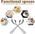 SONGZIMING Demitasse Espresso Spoons, Mini Coffee Spoon, 18/10 Stainless Steel Small Spoons for Dessert, Set of 8