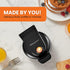 Elite Gourmet EWM013B Electric Nonstick Mini Waffle Maker, 5-Inch Cooking Surface, Black