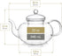 Set 32oz/946ml) (7oz/207ml) Set Teabloom Heatproof Glass Teapot with Removable Loose Tea Infuser (Standard Size: