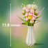 EWED Sets, Tulip Rose Flowers Building Gift for Mothers Day, Flower Bouquet Compatible with Lego Flowers Botanical