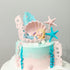Starfish Silicone Fondant Mold, Marine Theme Cake Molds for Sugar Cake Decorating, Cupcake Topper