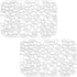 Coopay Kitchen Sink Mat - 2 Pack Pebble Protect Mat PVC Eco-friendly Adjustable Dish Drying Pad Protector (15.8 x 11.8