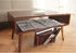 Brown Bedside Storage Organizer, Caddy for TV Remote Control, Phones, Magazines, and Tablets