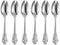 KEAWELL Luxurious 5.1-Inch Espresso Spoons Set - 6 Pieces, Mini Coffee Spoon, 18/10 Stainless Steel, Gorgeous Mirror