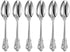 KEAWELL Luxurious 5.1-Inch Espresso Spoons Set - 6 Pieces, Mini Coffee Spoon, 18/10 Stainless Steel, Gorgeous Mirror