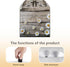 Food Deli Slicer Machine Cover, Washable Dust-Proof Protective Bag for Home Kitchen Use, 16" L x 13" W x 13" H