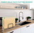Cutting Board Holder Stand, Countertop Storage Rack, 6 x 6 x 3.9 in. Organizer for Baking Cookie Pan