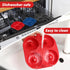 Webake Silicone Air Fryer Donut Pan, 4-Cavity Nonstick Donut Mold, Set of 3