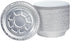 Premium 7-Inch Aluminum Round Foil Pans with Paper Lids, 60pcs Disposable for Roasting Baking