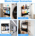 Countertop Magnetic Paper Towel Holder for Fridge, Kitchen Organizers Magnetic Shelf and Wall Mount Storage