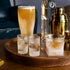 Viski Glacier Whiskey Glass - Double Walled Chilling Glass, 6 Ounces, Clear Glass, Set of 1