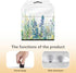 Kitchen Appliance Cover for Food Slicer, Dust-Proof Washable Electric Appliance Protective Cover with Side Pocket