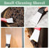 Hard Bristle Crevice Cleaning Brush, 8Pcs Multifunctional Tools for Household Use, Black