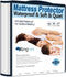 Cooling Mattress Protector, Waterproof Queen Size, Ultra Soft Noiseless Jersey Top Fitted Cover