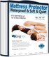 Cooling Mattress Protector, Waterproof Queen Size, Ultra Soft Noiseless Jersey Top Fitted Cover
