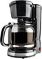 CC-1203-12C 12-Cup Coffee Maker, Stainless-Steel with Glass Pot Carafe and Reusable Filter
