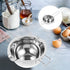 Hemoton Stainless Steel Double Boiler Pot, Melting Pot for Chocolate, Baking Pan for Butter, Candy, Cheese, Candle Soap