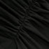 Efavormart Spandex Fitted Folding Chair Cover Black with Ruched Swag Back and Foot Pockets Durable Stretch Slipcover